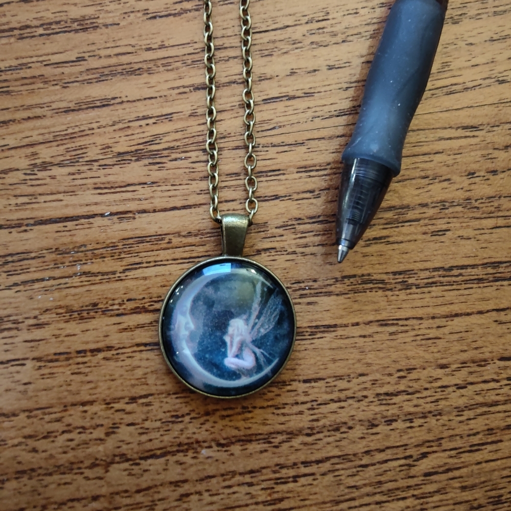 Fairy moon necklace